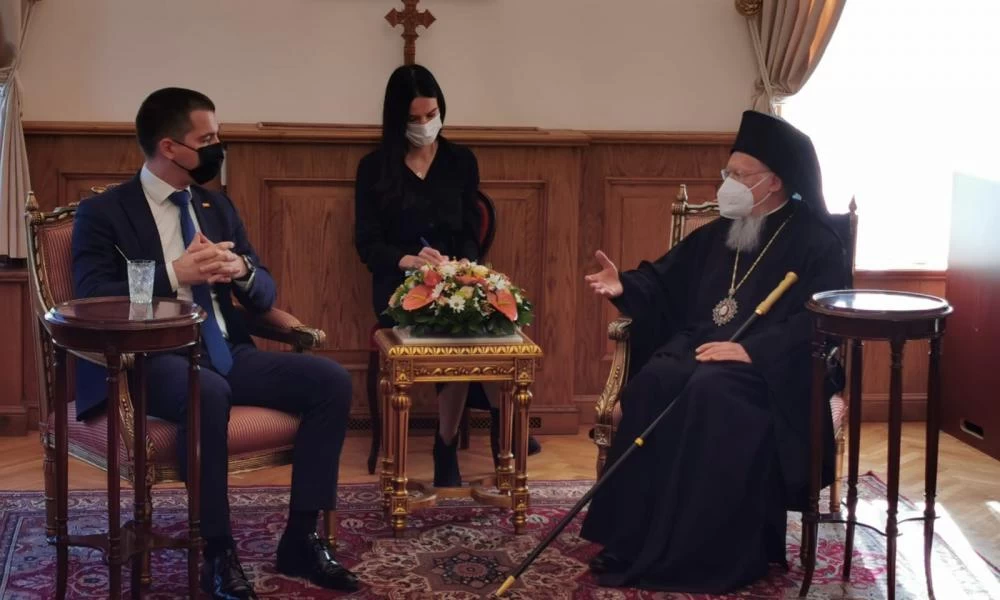 Ο Πρόεδρος του Κοινοβουλίου του Μαυροβουνίου στο Φανάρι